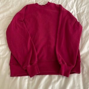Aritzia Dark Pink Sweatshirt